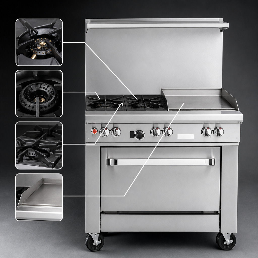 Mixed Cooking Surface