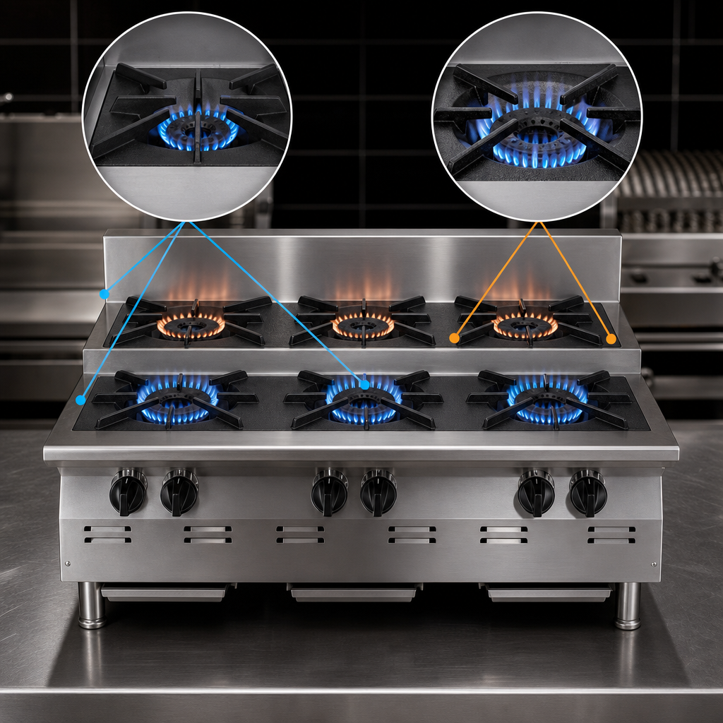 Step-Up Burner Layout