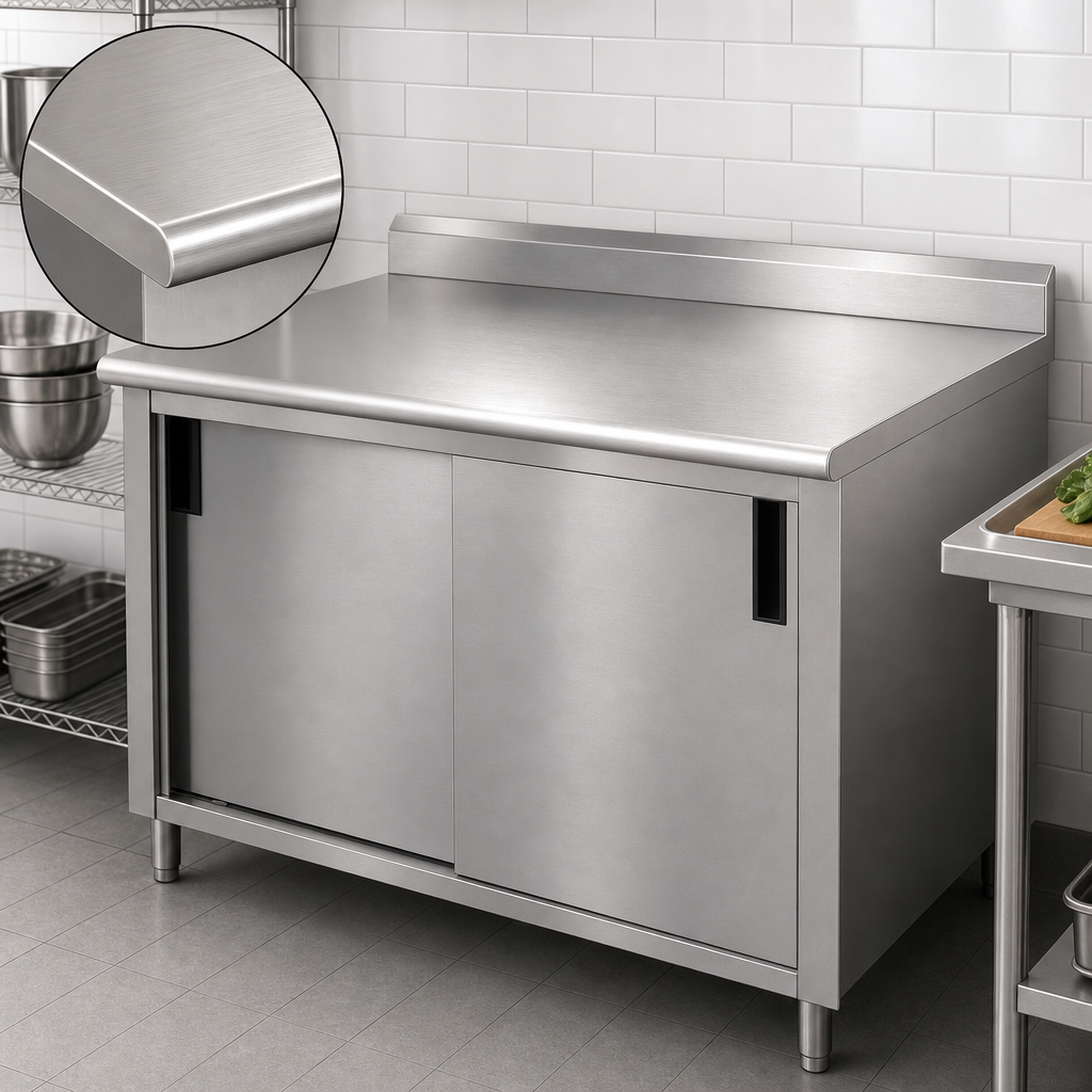14-Gauge 304 Stainless Steel Top