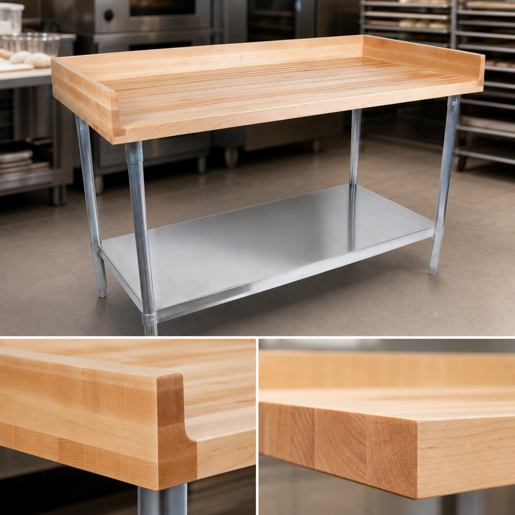 Northern Hard Rock Maple Baker's Top