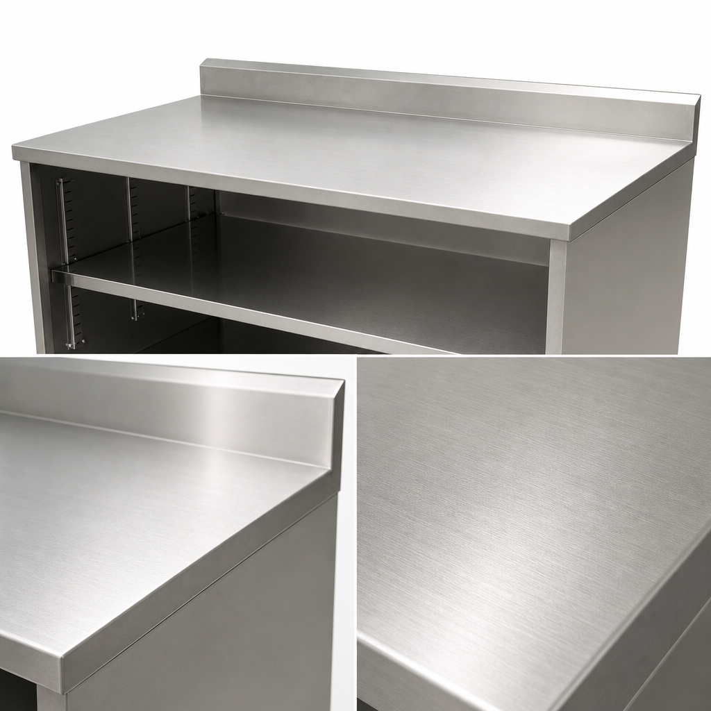 14-Gauge 304 Stainless Steel Top