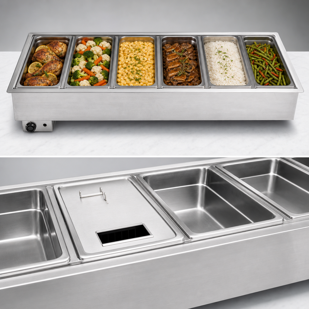 6-Pan Bain-Marie Capacity