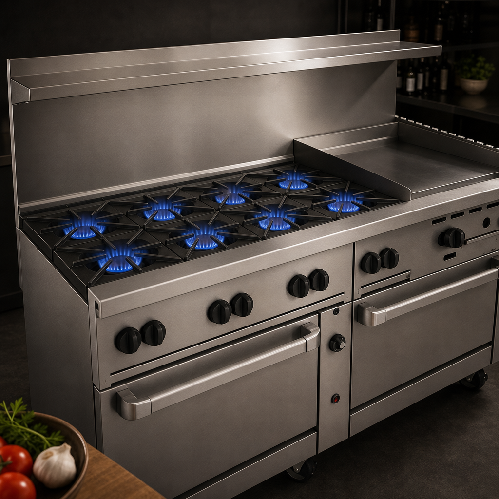 Eight Open Burners