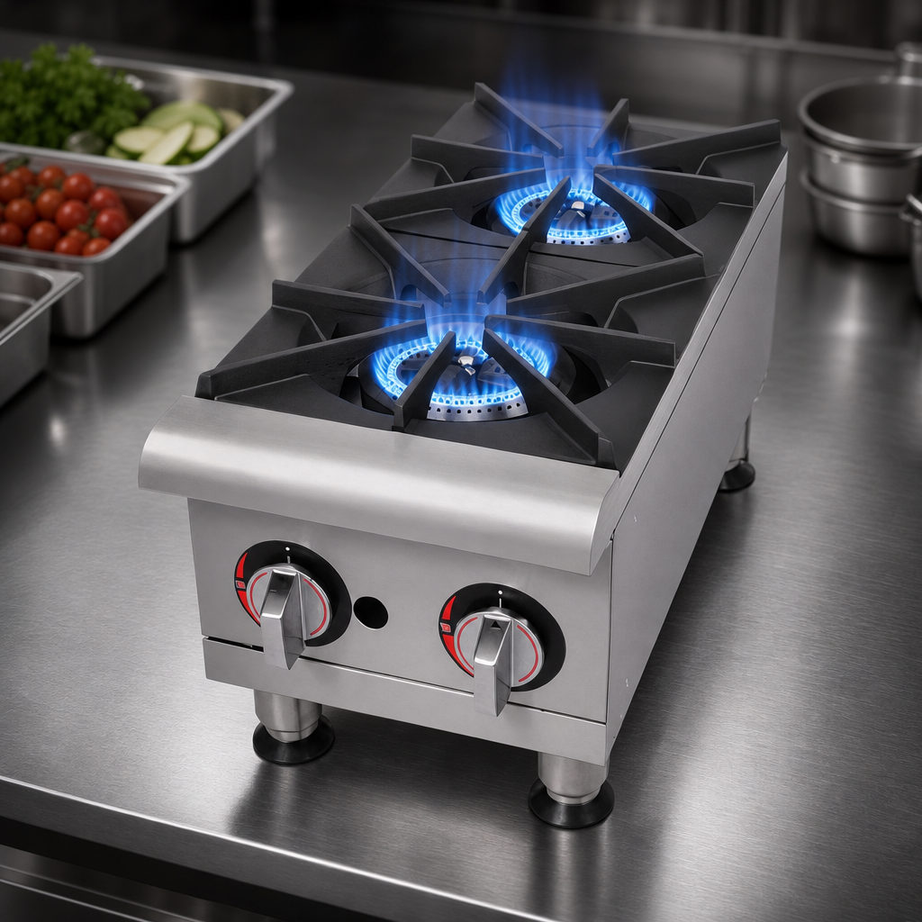 Two High-Output Burners