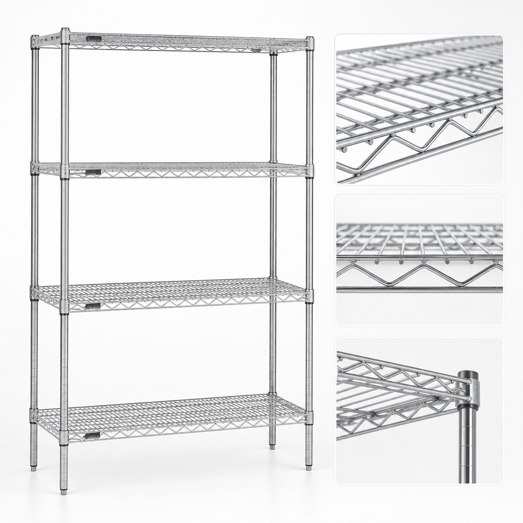 Patented QuadTruss Shelves