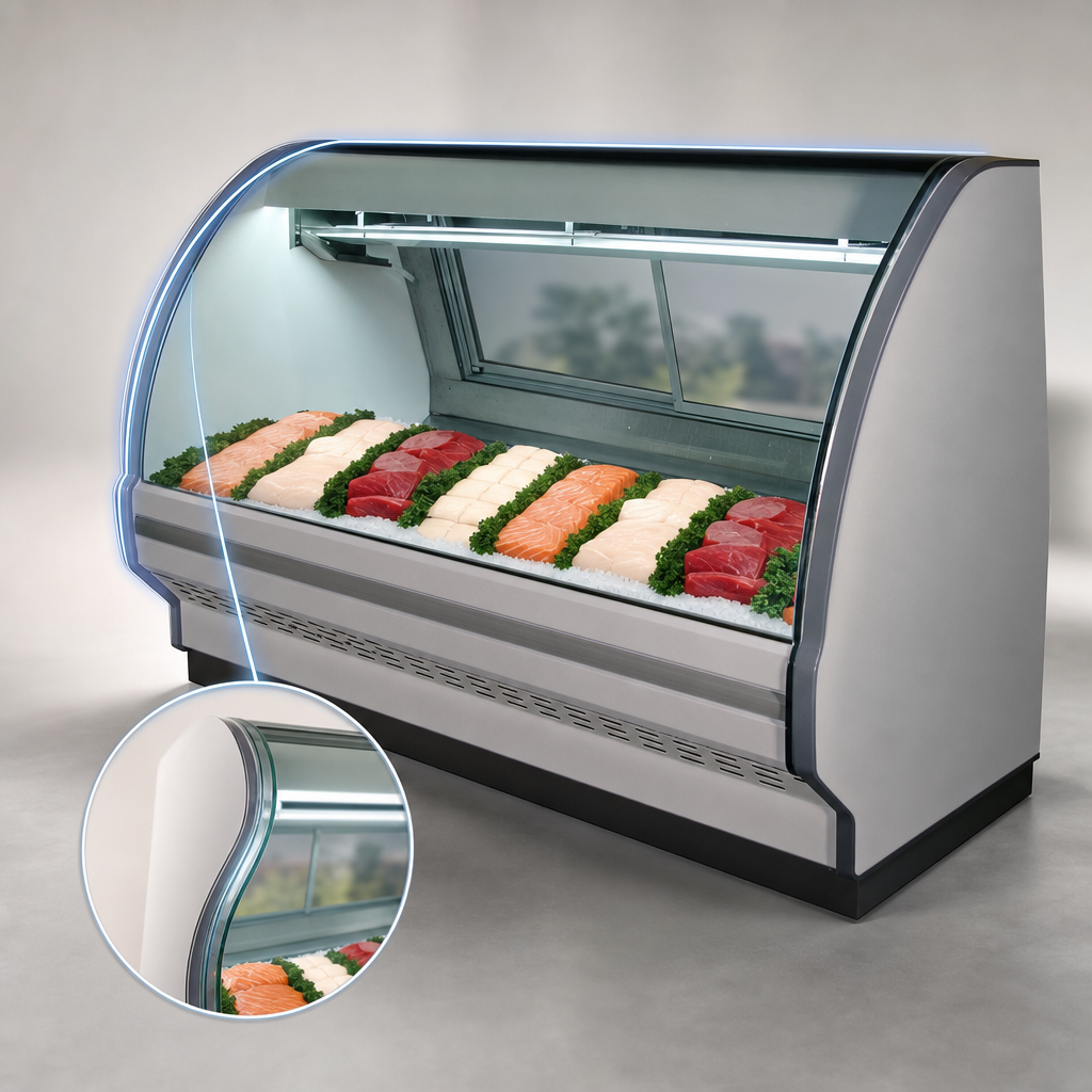 Double-Bend Curved Glass