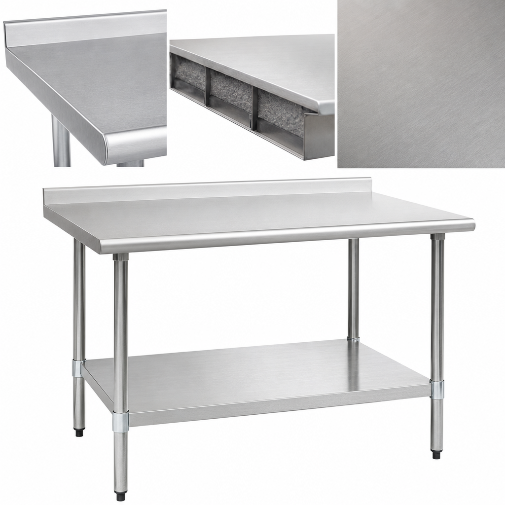 Reinforced Stainless Steel Top