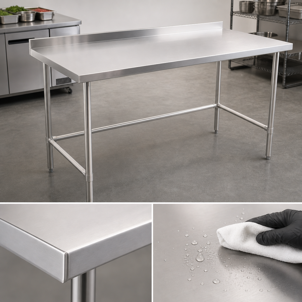 18-Gauge 430 Stainless Steel Top