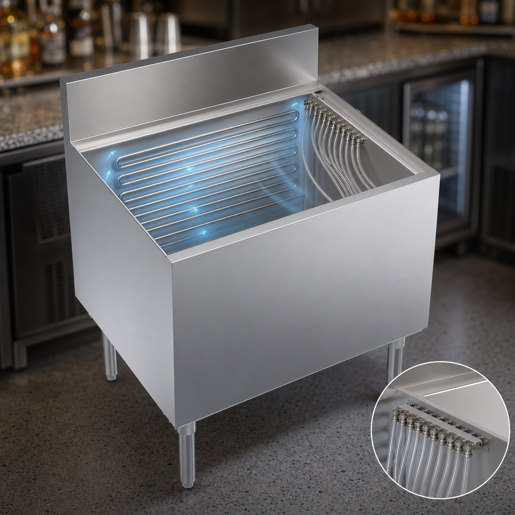Built-In 10-Circuit Cold Plate