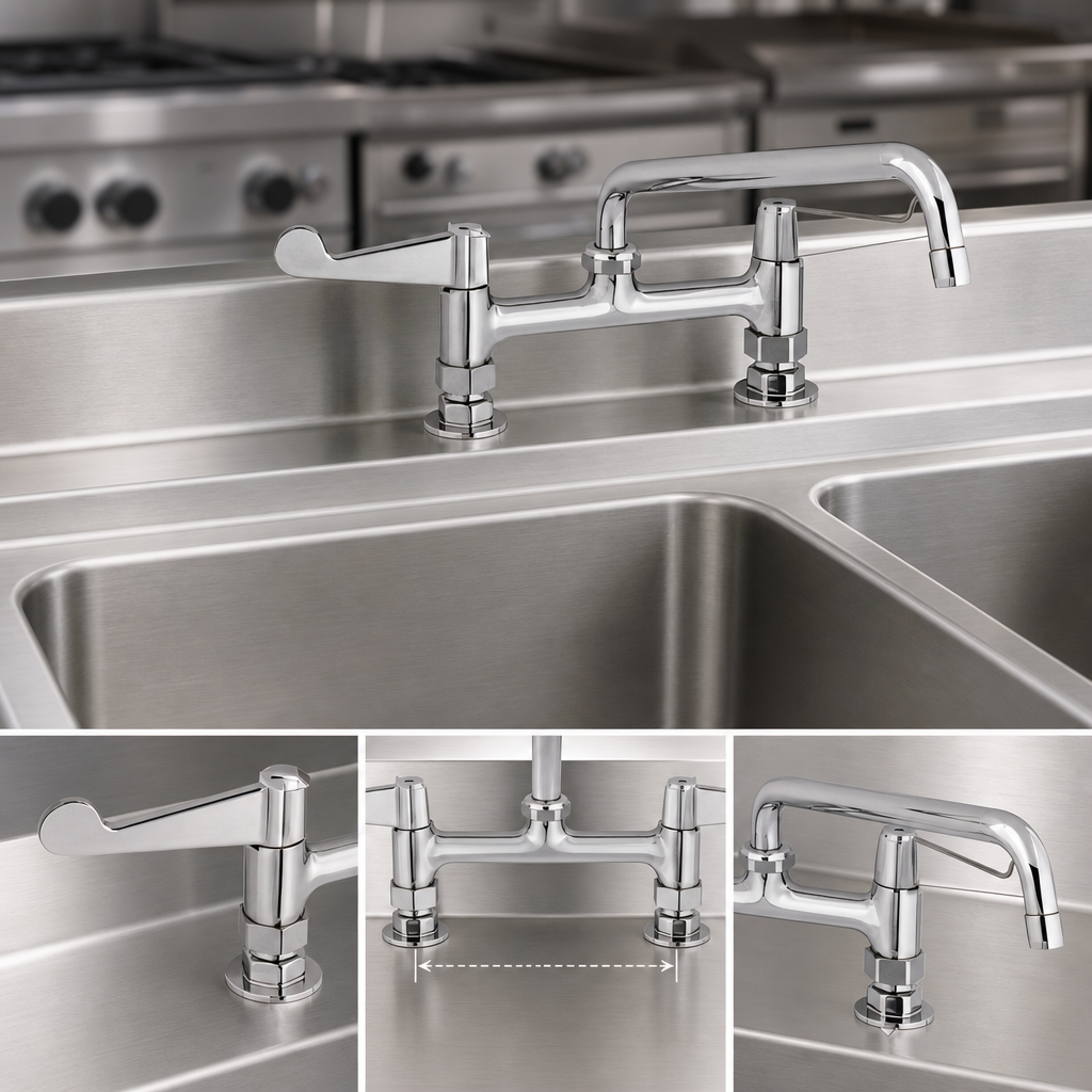 8-Inch Center Deck Mount