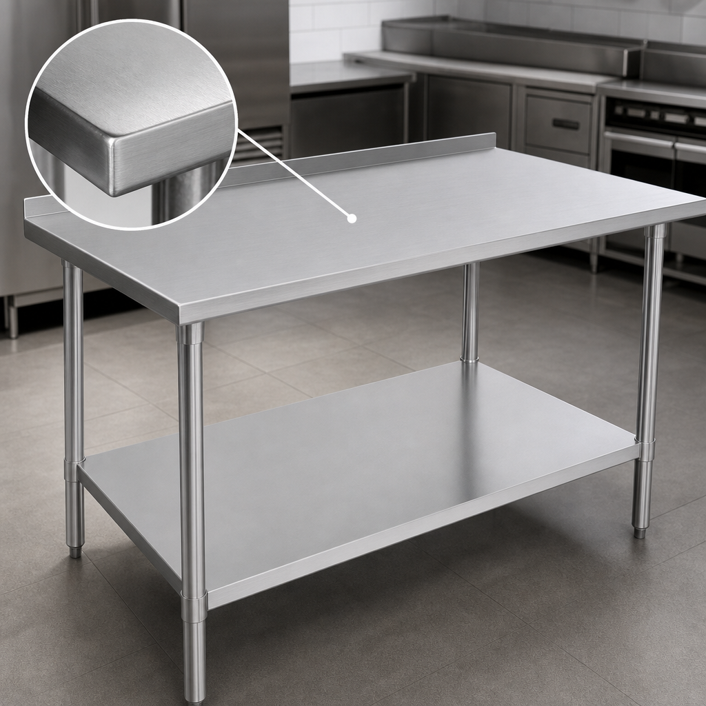 14-Gauge Stainless Steel Top