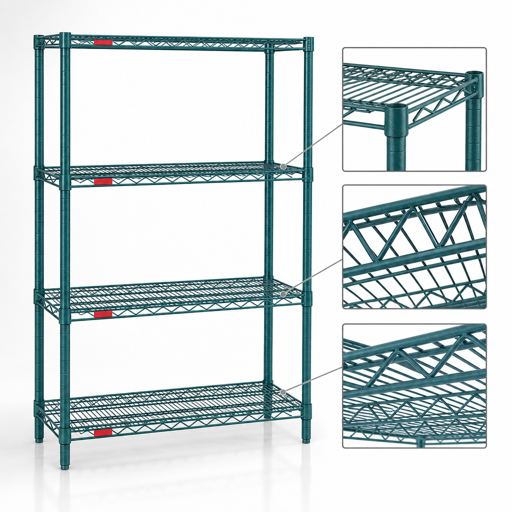 Patented QuadTruss Shelf Design