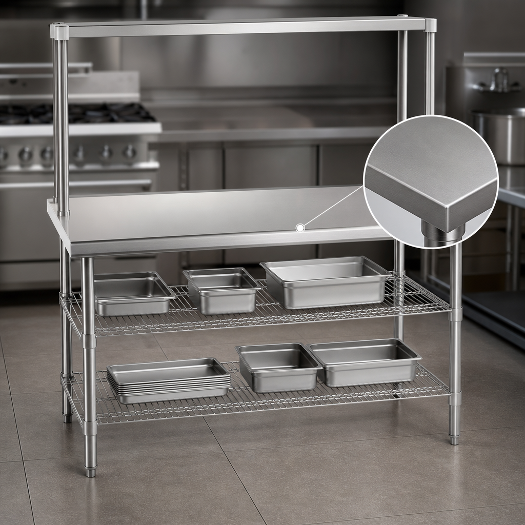 16/304 Stainless Steel Top