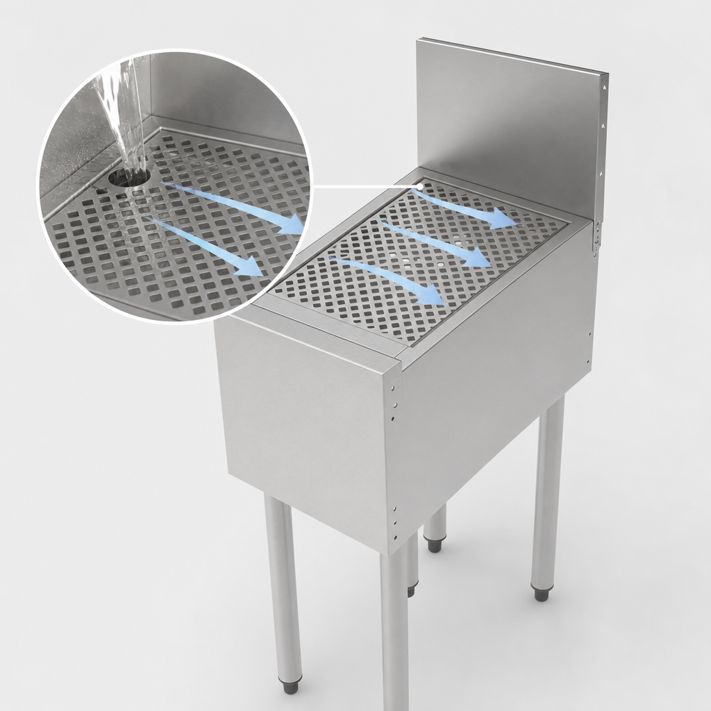 Pitched Drainboard Top