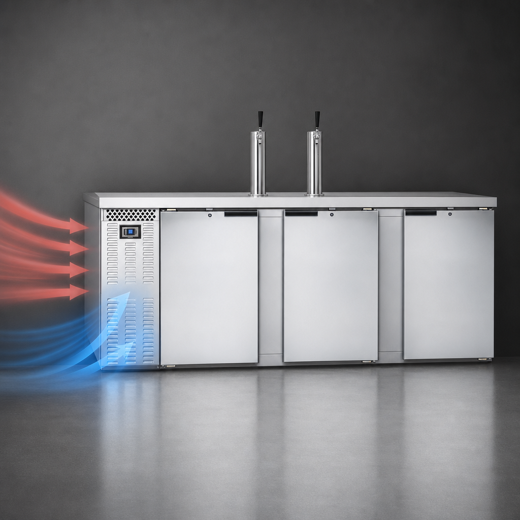 Front Breathing Refrigeration System