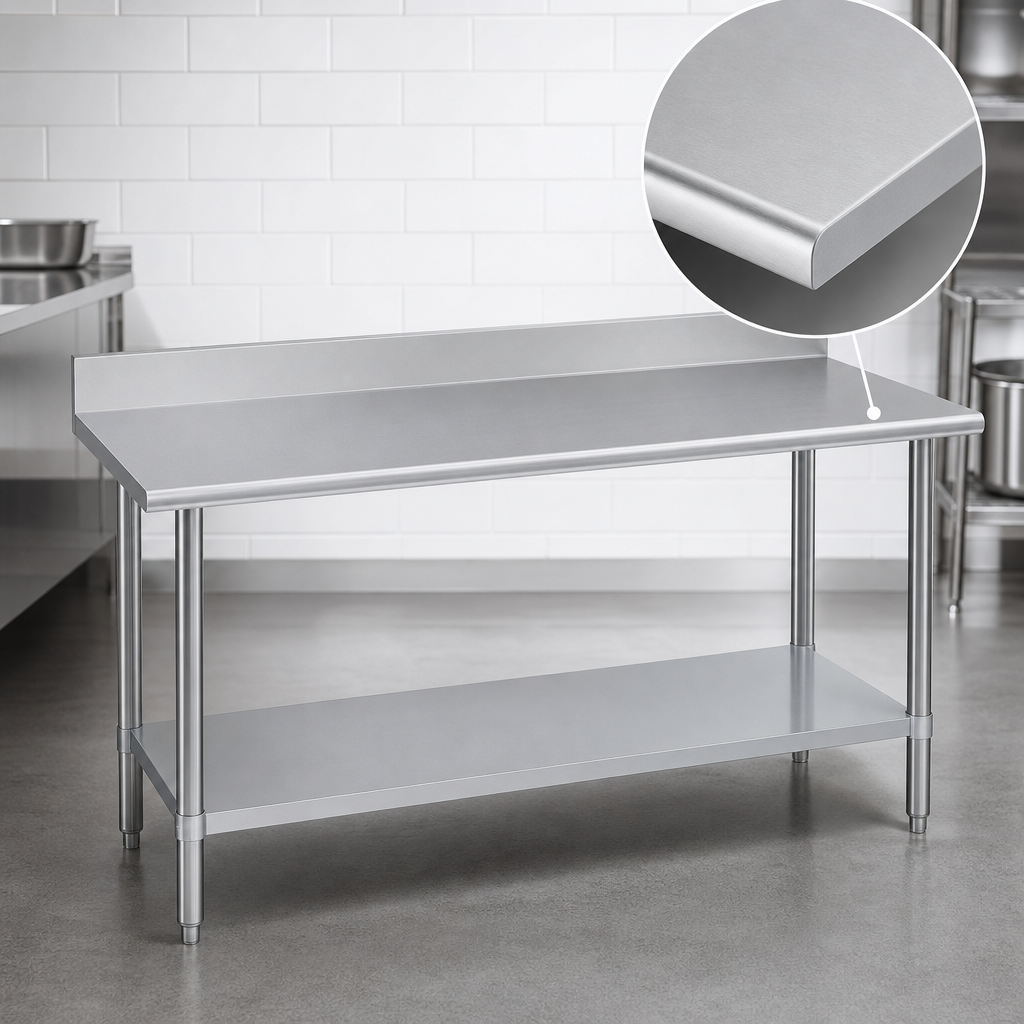 16 Gauge Stainless Steel Top