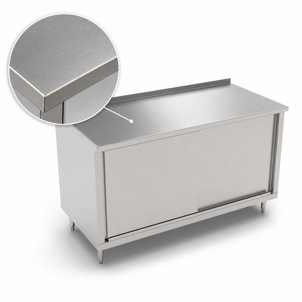 14-Gauge Type 300 Stainless Steel Top