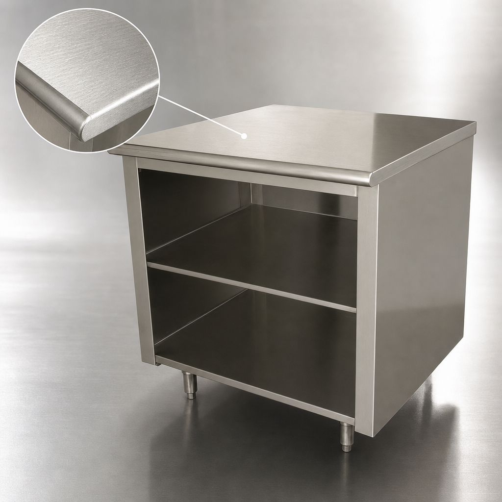 14-Gauge 304 Stainless Steel Top