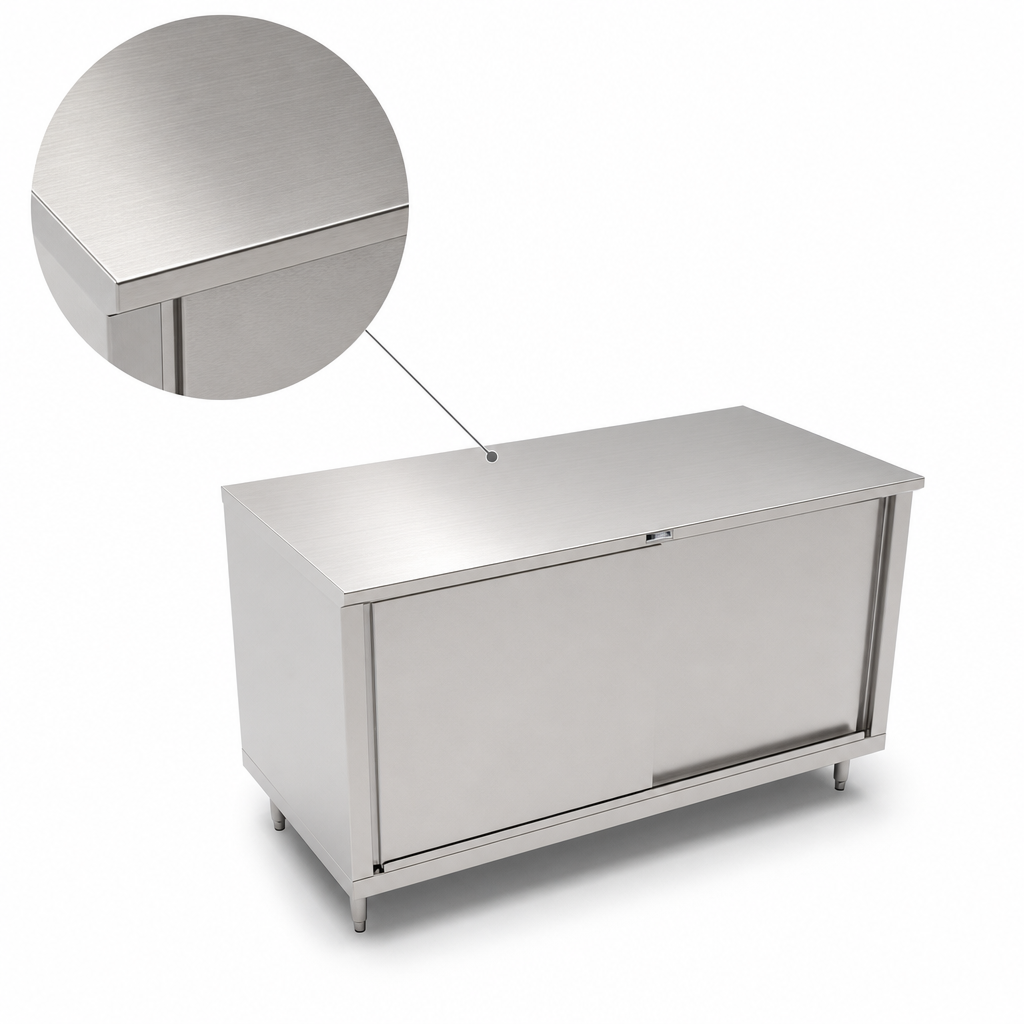 14-Gauge Stainless Steel Top