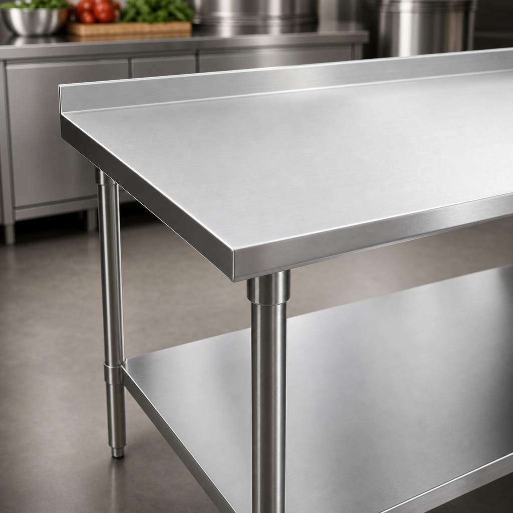 14-Gauge Stainless Steel Top