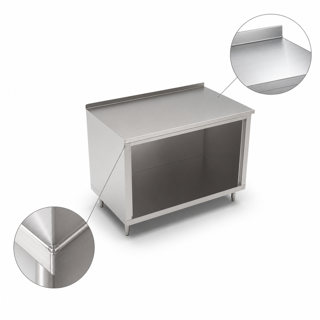 16 Gauge Type 300 Stainless Steel Top