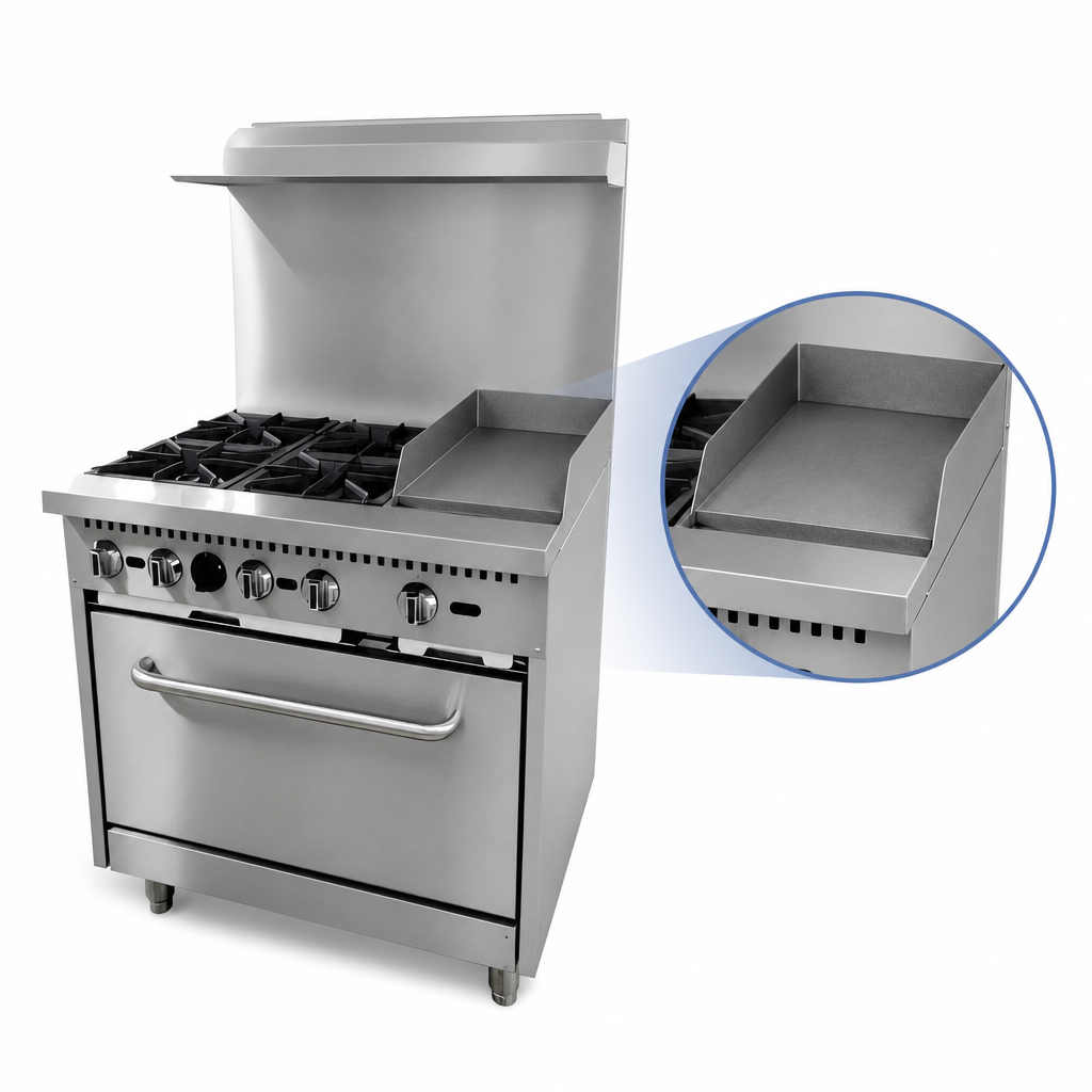 12-Inch Right-Side Griddle Plate