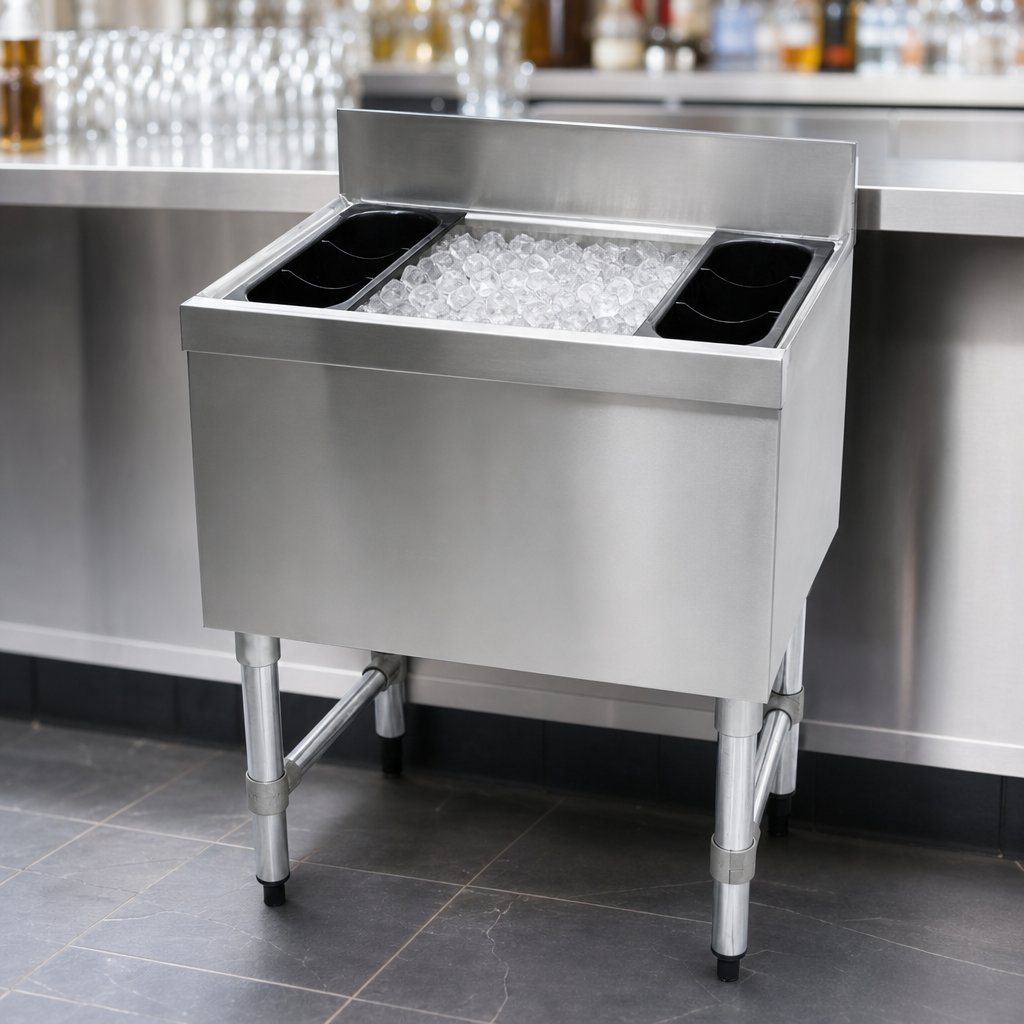 Non-Cold Plate Ice Bin