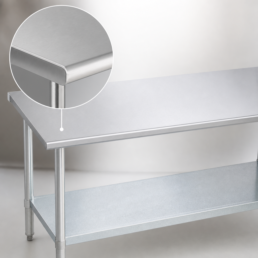 16-Gauge 400-Series Stainless Steel Top