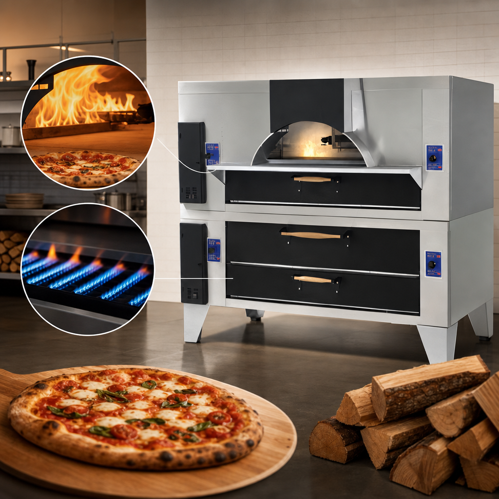 Gas-Fired Wood-Burning Style