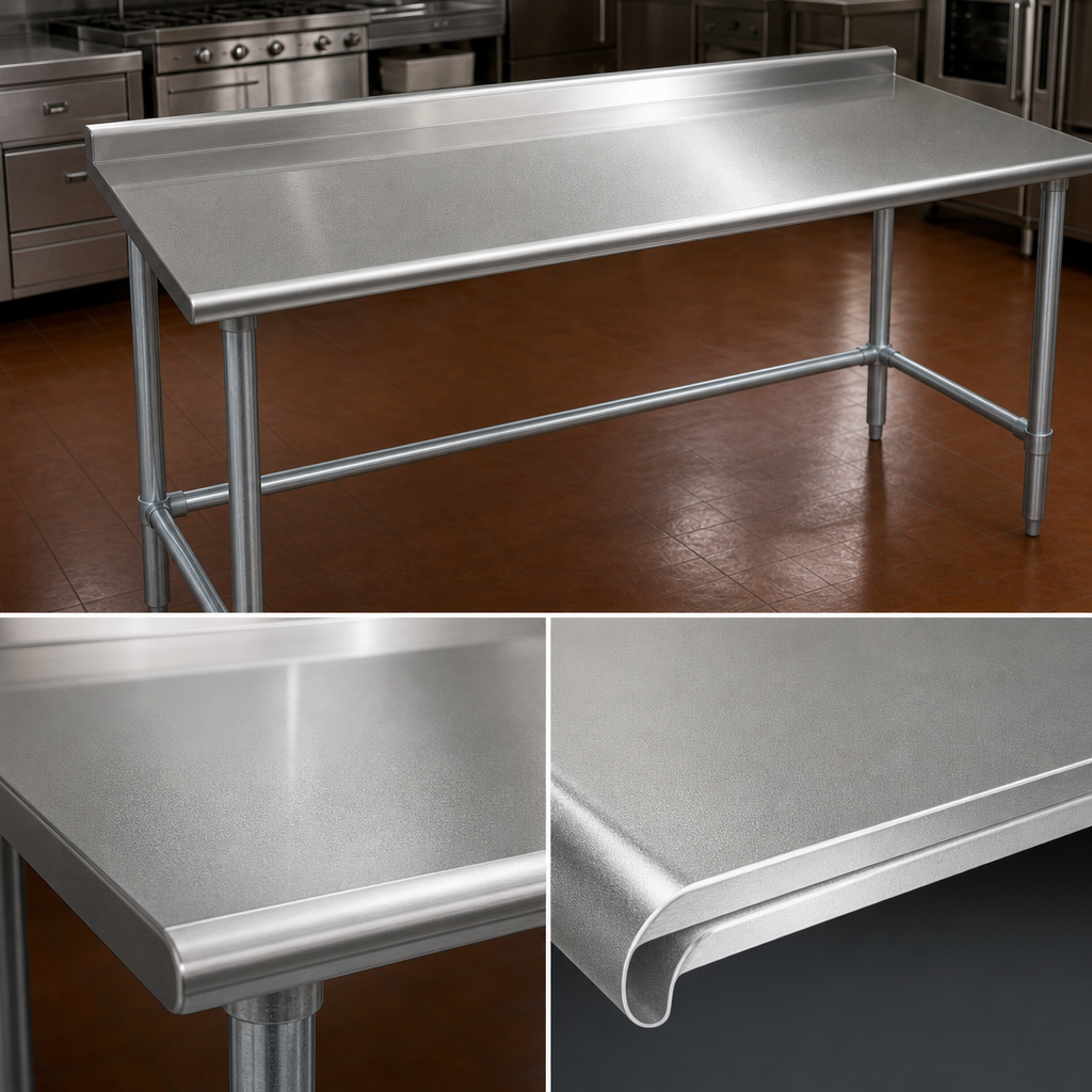 14-Gauge 300 Series Stainless Steel Top