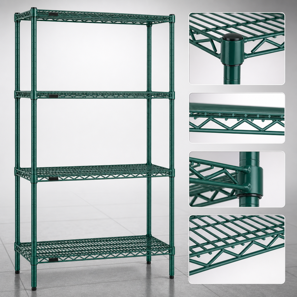 Patented QuadTruss® Shelf Design