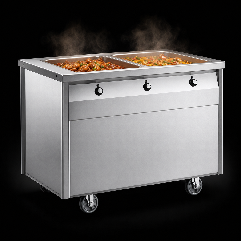 Two Hot Food Wells