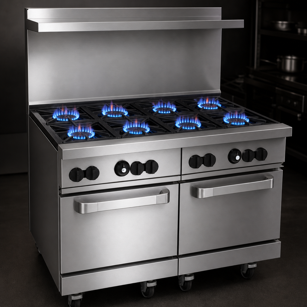 Eight Open Burners
