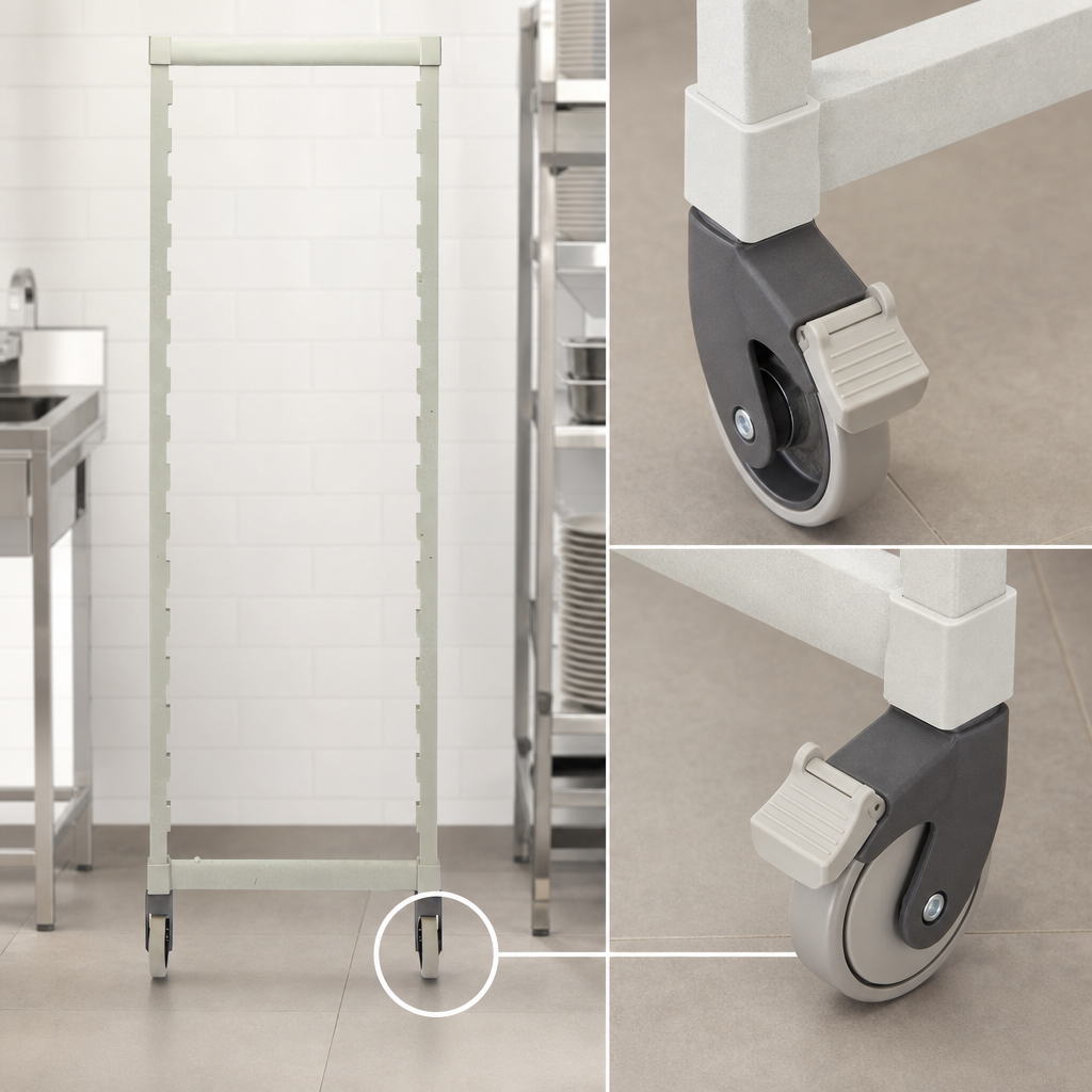 Total-Locking Rigid Casters
