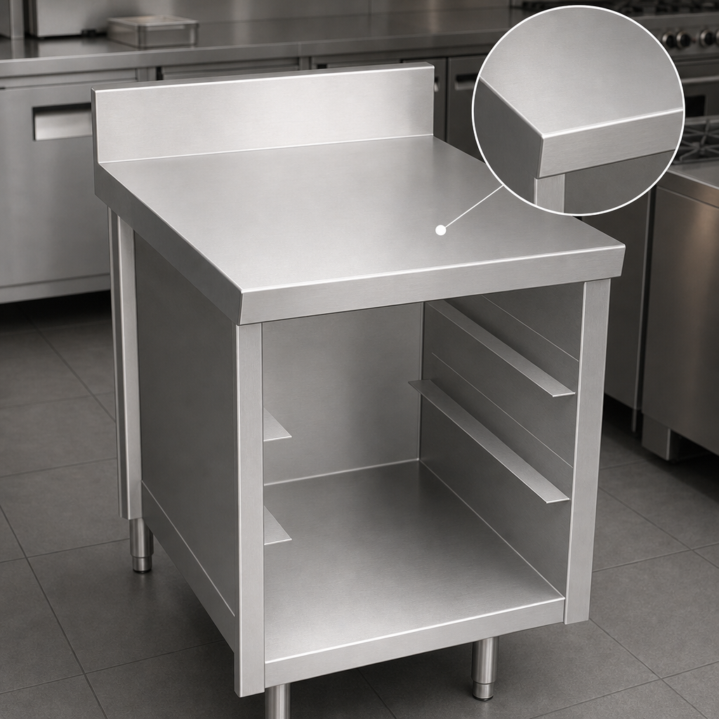 16-Gauge Stainless Steel Top