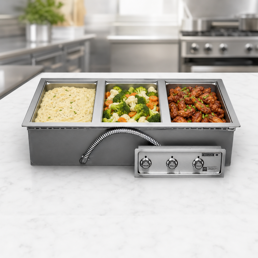 Three-Well Pan Capacity