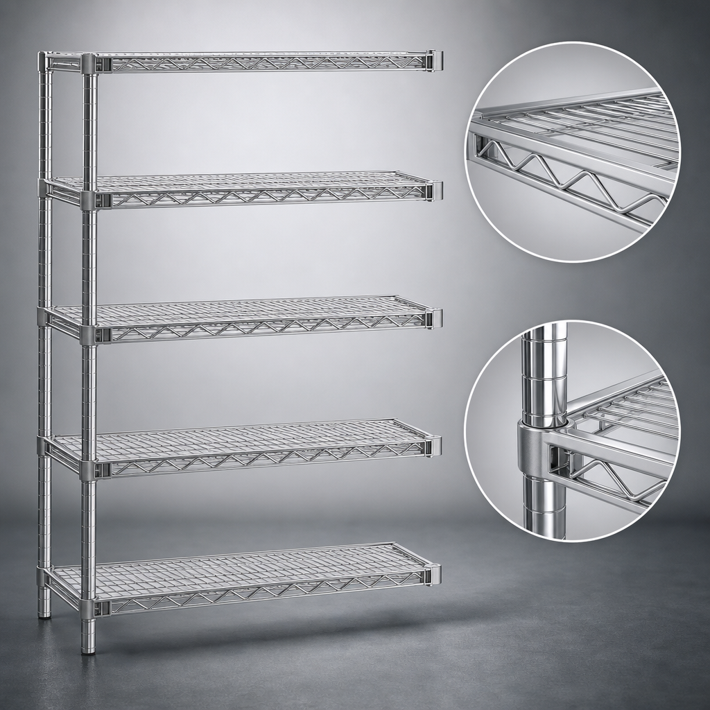 Patented QuadTruss® Shelves