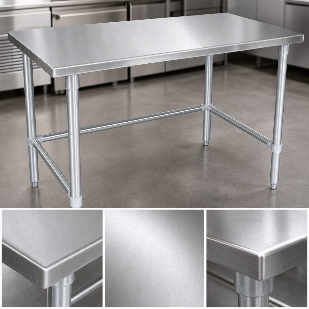 14-Gauge Stainless Steel Top