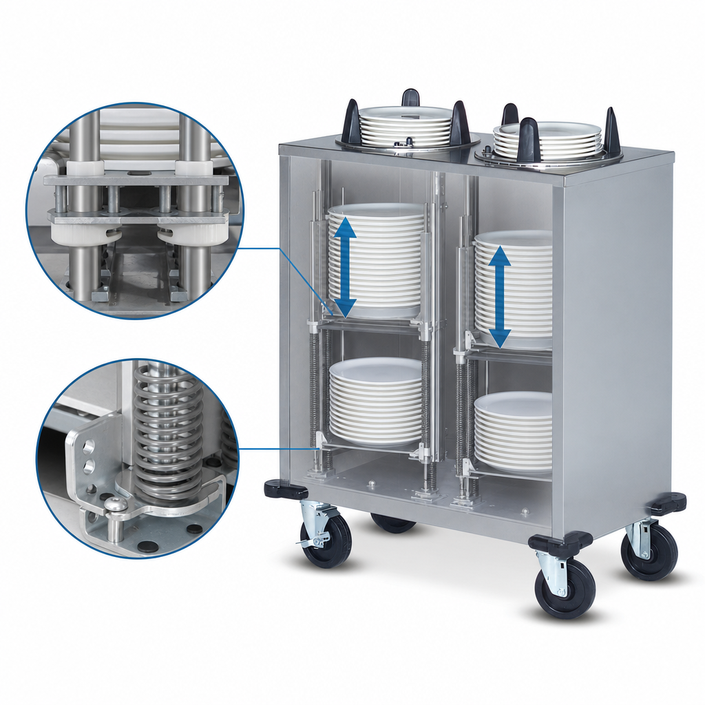 Self-Leveling Dispenser Mechanism