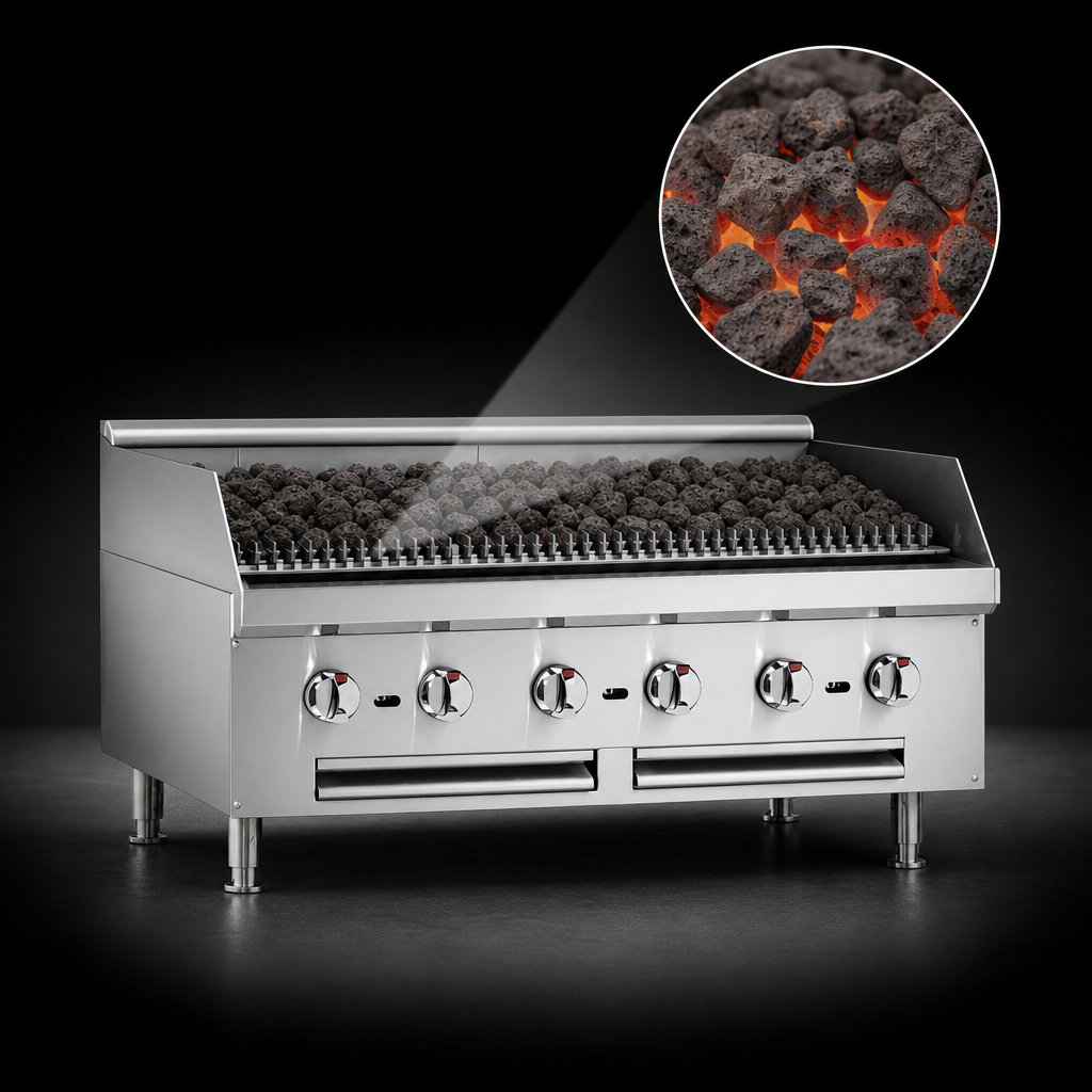 Lava Rock Briquette Heat Source