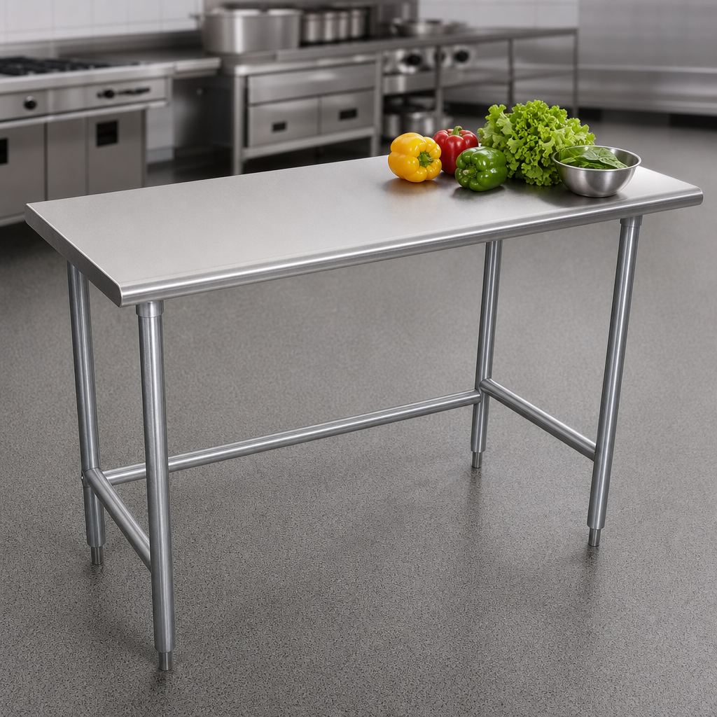 16-Gauge 304 Stainless Steel Top
