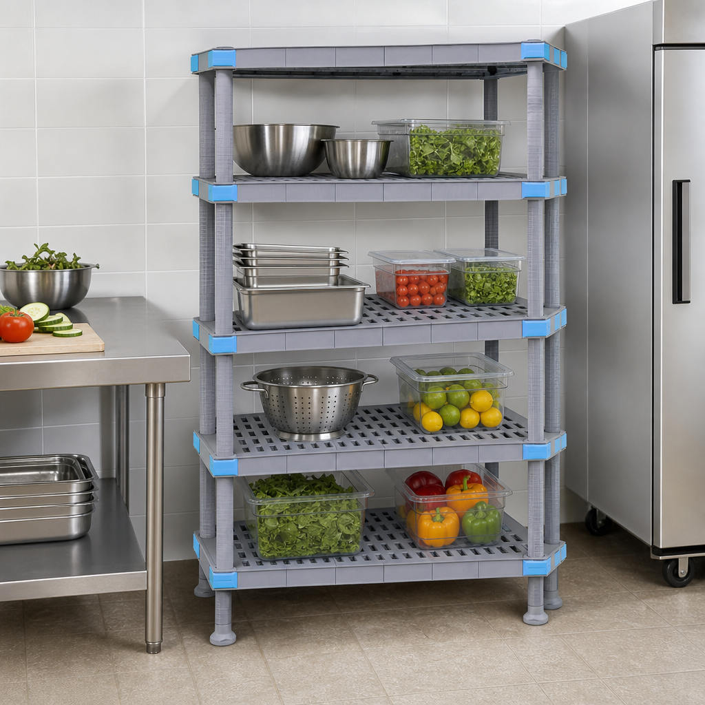 Open Grid Shelves