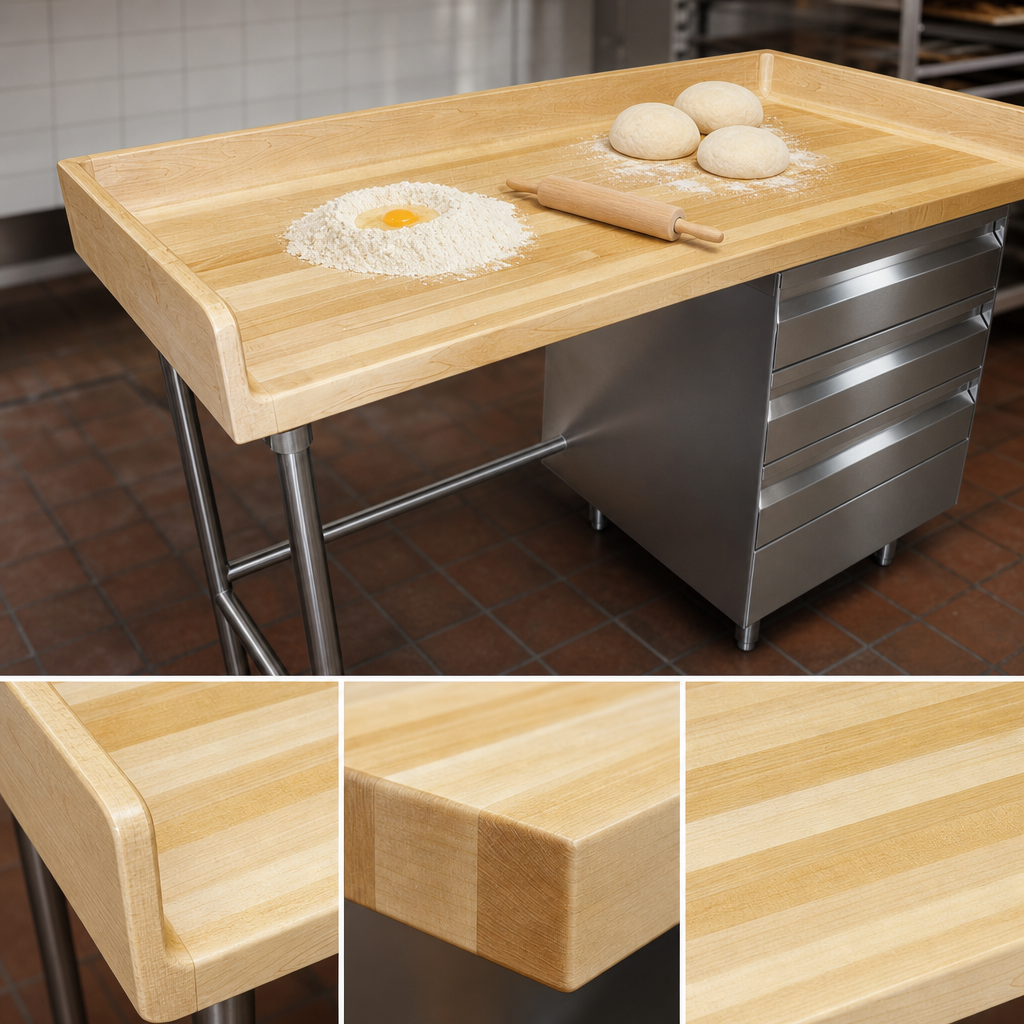 Wood Butcher Block Top