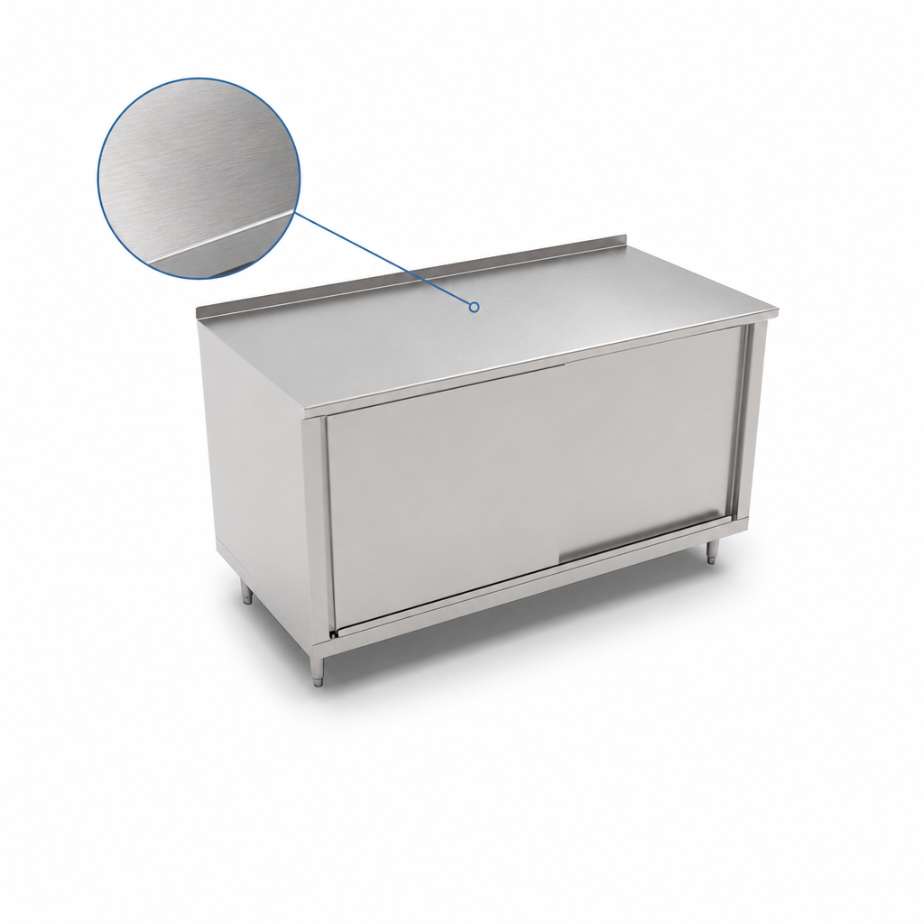 14-Gauge Stainless Steel Top