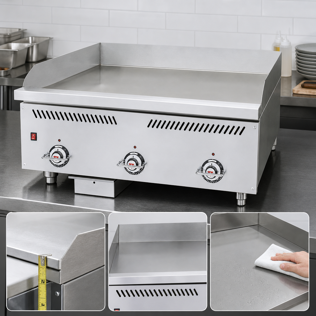 Chrome-Plated Griddle Plate