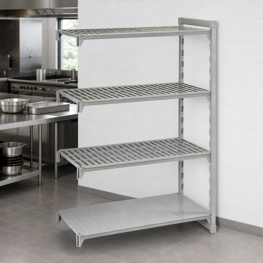 4-Tier Mixed Shelf Layout