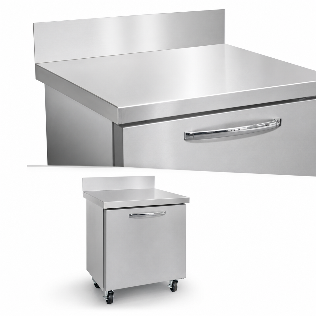 Stainless Steel Top With Backsplash