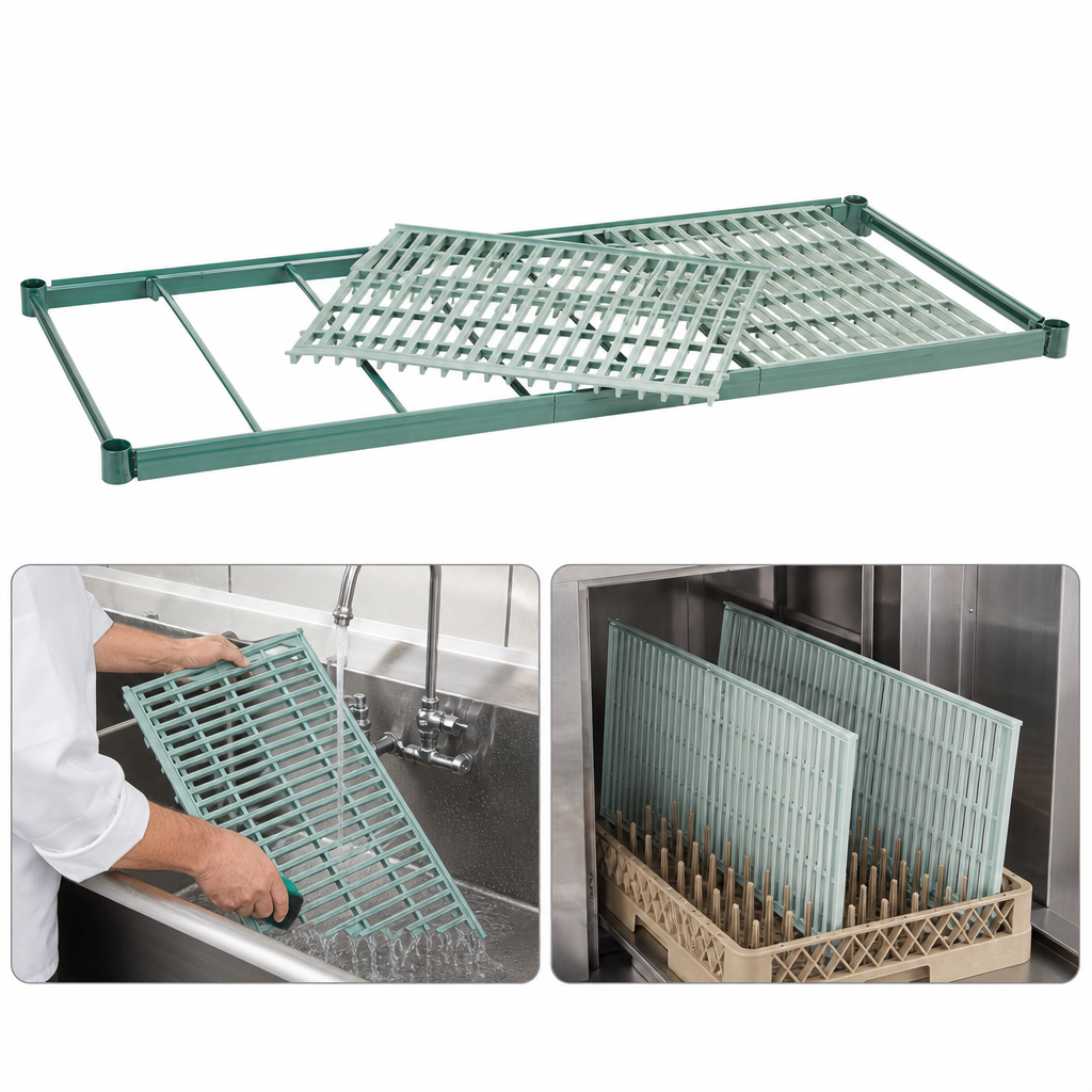 Removable Polymer Shelf Mats
