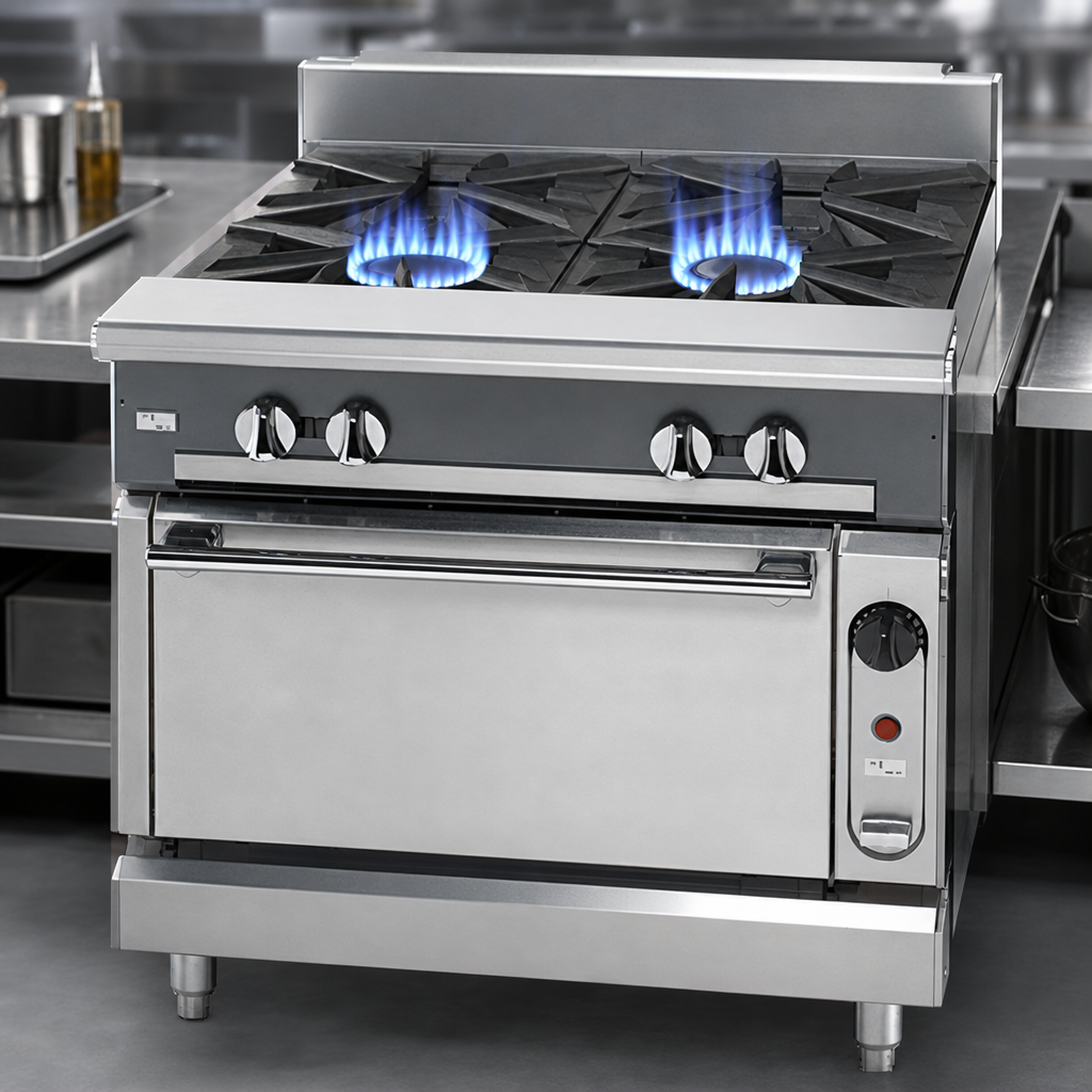 Two 35,000 BTU Open Burners
