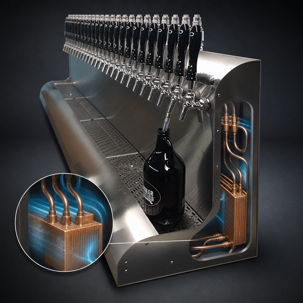 Glycol-Cooled Beverage Path